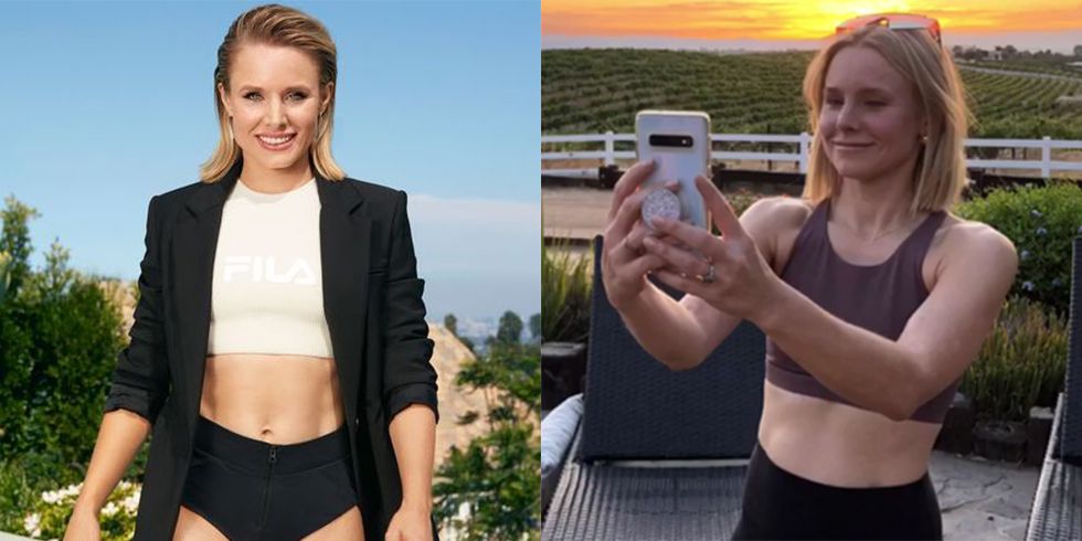 Kristen Bell Says Having Kids Obliterated Her Abs Here S How She Got Them Back