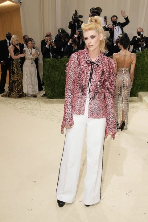 the 2021 met gala celebrating in america a lexicon of fashion kristen stewart