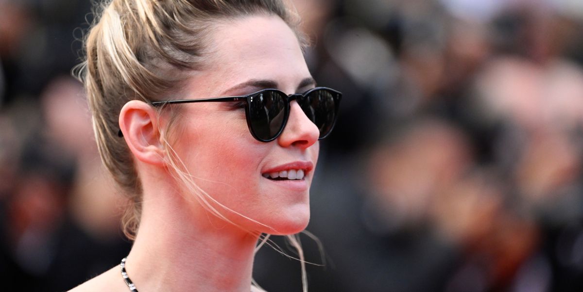 Kristen Stewart Wears Open Crop Top, Pants, and Shades at Cannes Film Festival 2022