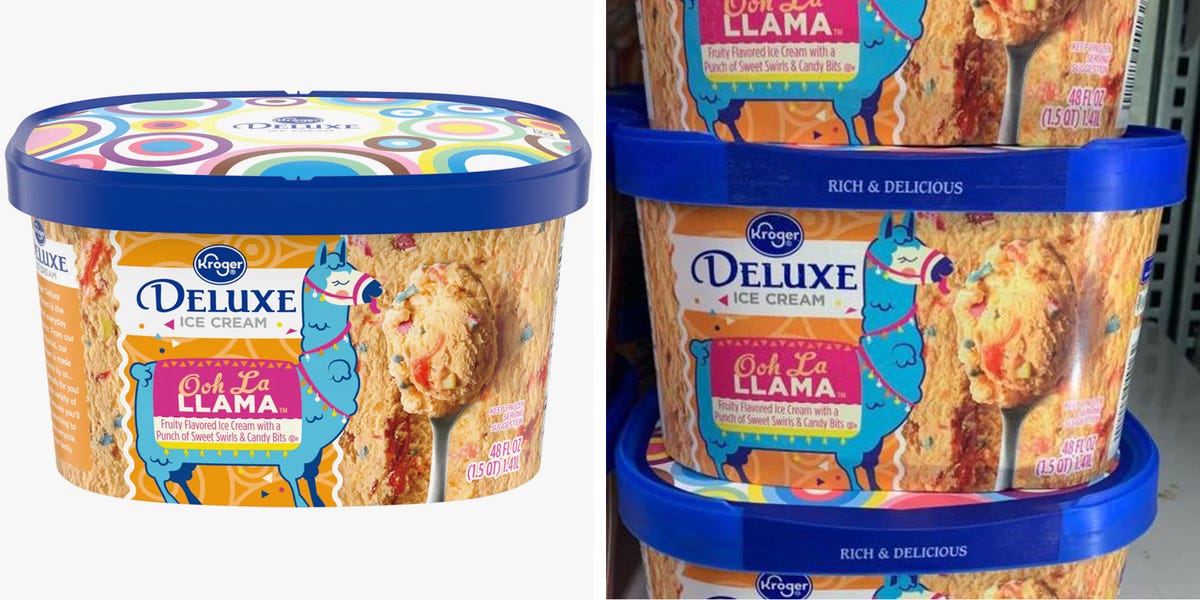 Kroger Has New Bright Orange Ooh La Llama Ice Cream That’s Packed With