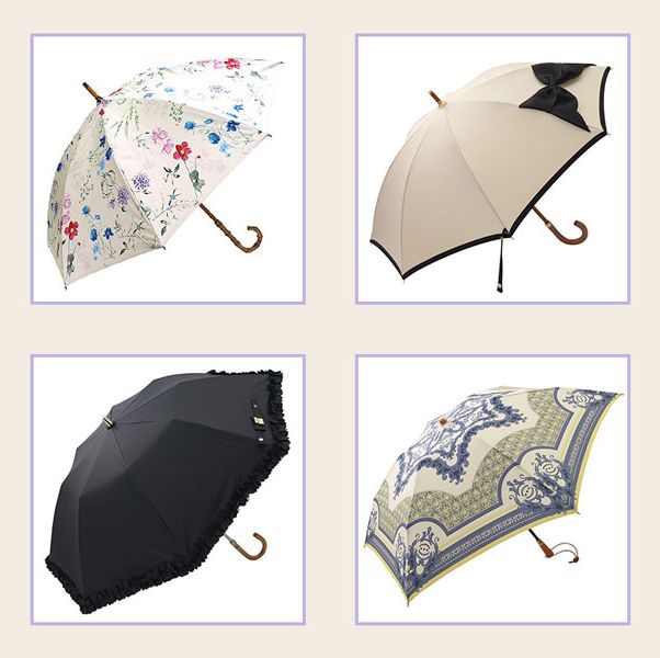 22 日傘もおしゃれに エレ派のためのおすすめ日傘選 折りたたみや完全遮光も