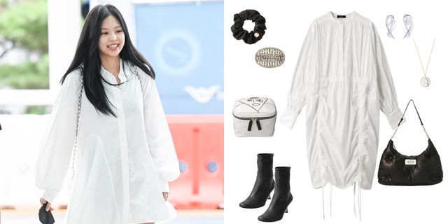 blackpink、ジェニーの空港ファッションをヒントに！　リラクシー＆モードな秋の白シャツコーデ