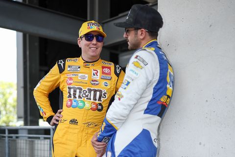 nascar cup series drivers kyle busch and chase elliot