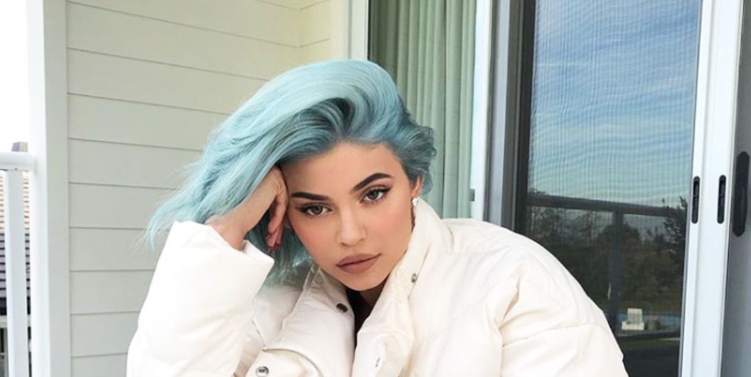 1. Kylie Jenner's Blue Hair at Her Wedding - wide 10