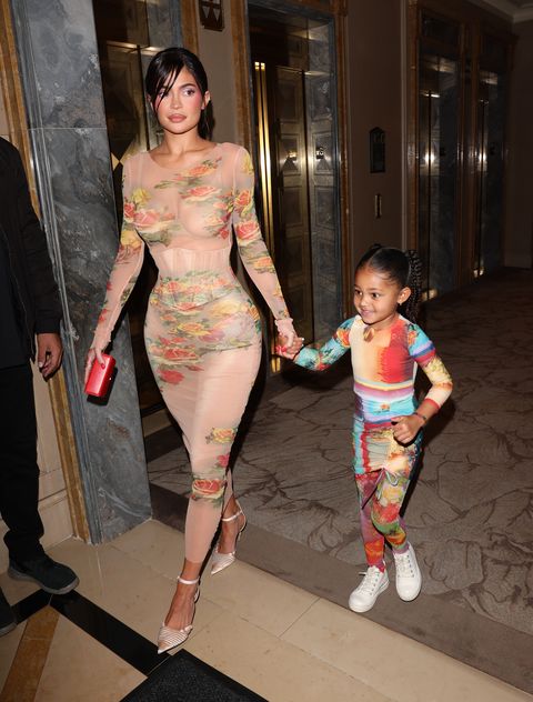kylie jenner and stormi from jean paul gautier