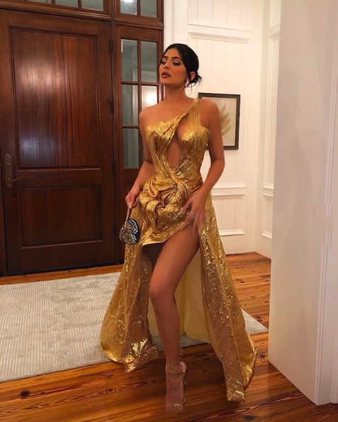 Kylie Jenner broke all wedding guest rules in this revealing dress