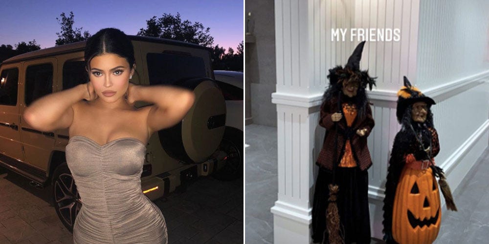 Kylie Jenner's Halloween decorations are so extra