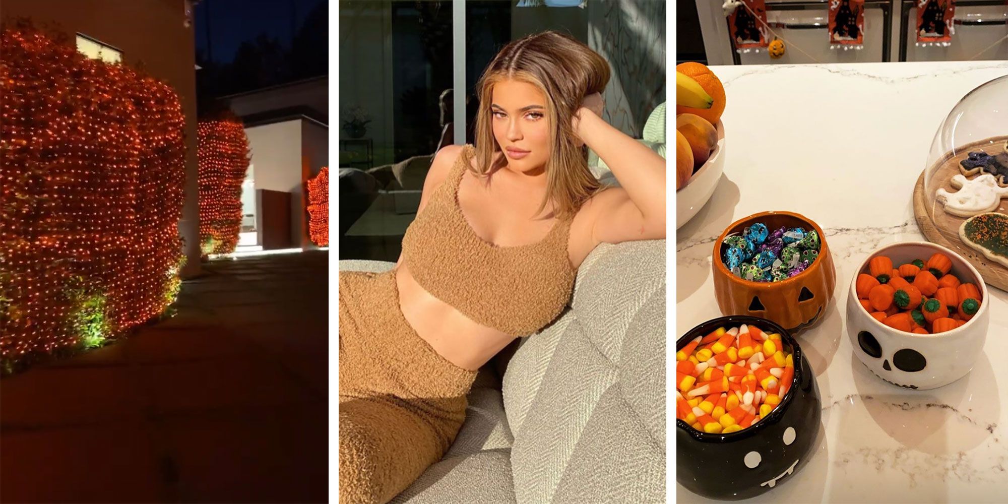 See Kylie Jenner S Halloween House Decorations In Photos And Video