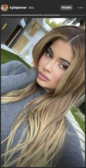 Kylie Jenners Long Dark Blonde Hair Transformation On Instagram 8947