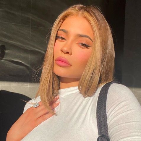 We're obsessed with Kylie Jenner's matte rainbow French manicure