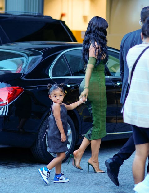 Celebrity Sightings In New York City - June 15, 2021 kylie stormi travis fathers day
