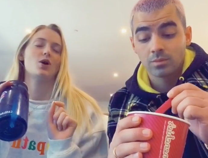 Joe Jonas and Sophie Turner Recreated a Classic Kylie Jenner KUWTK Scene