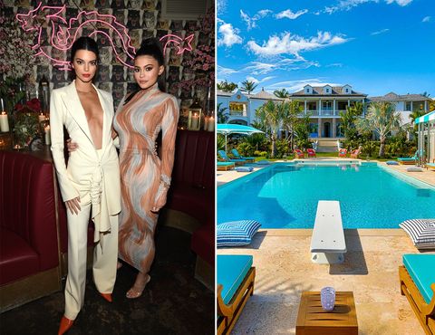 Kylie y Kendall Jenner pasan sus vacaciones en Bahamas