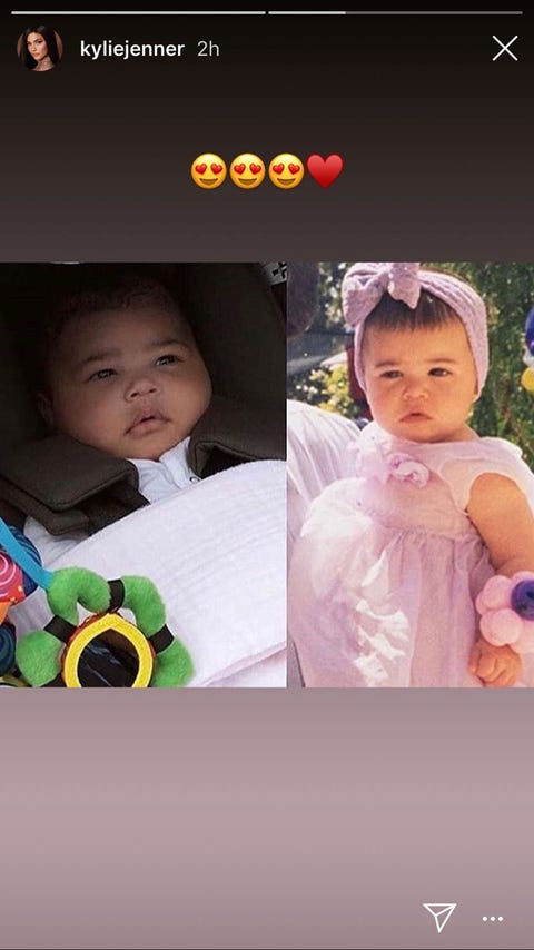 Stormi Y Kylie Jenner De Bebe Son Como Dos Gotas De Agua El Parecido Entre Kylie Jenner Y Su Hija Stormi