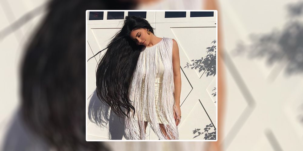 Kylie Jenner hair extensions: Kylie now has hair down to her bum