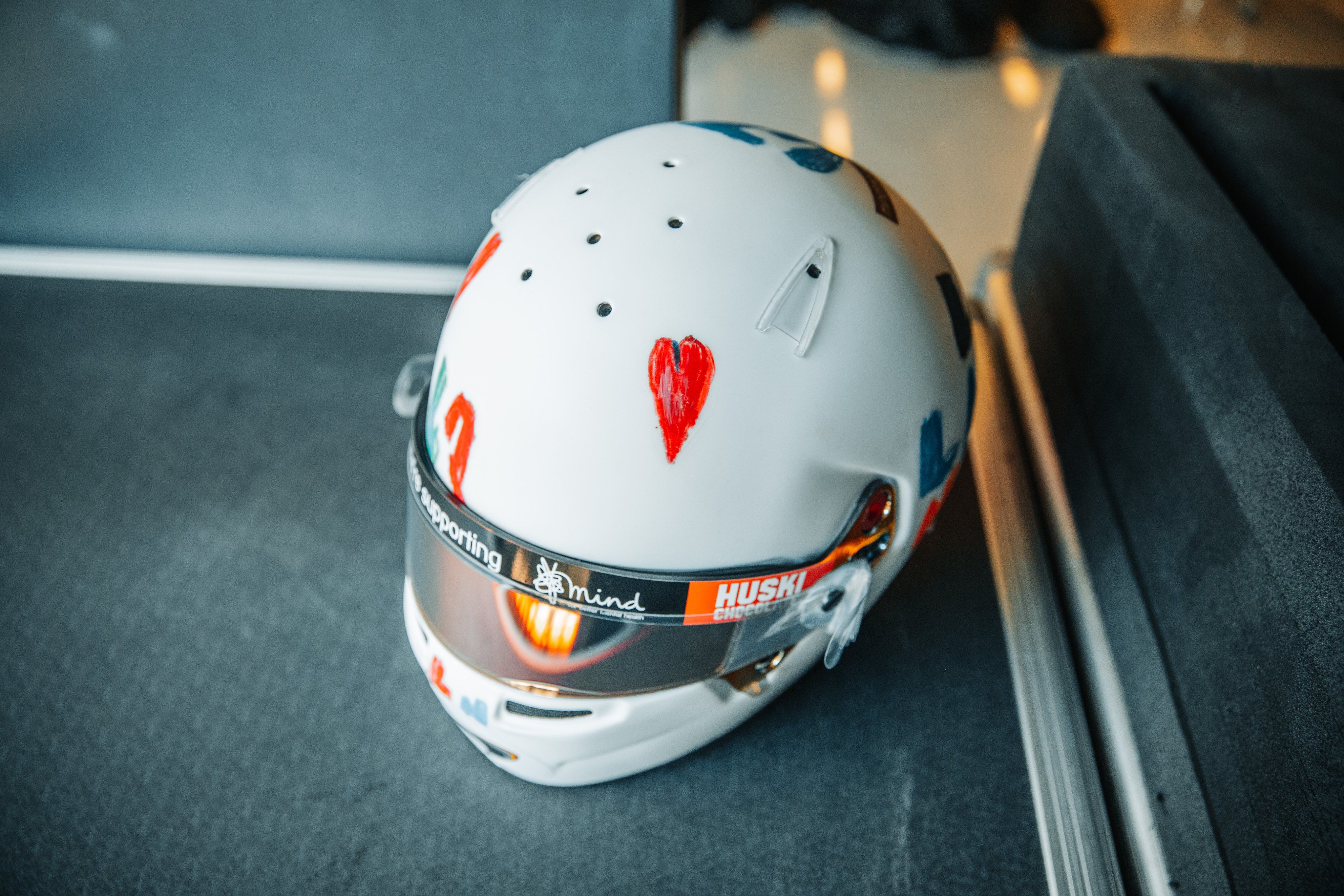 lando norris british gp helmet