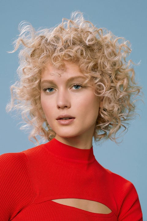 8 li Per Capelli Ricci Con Frangia Lunga E Piena
