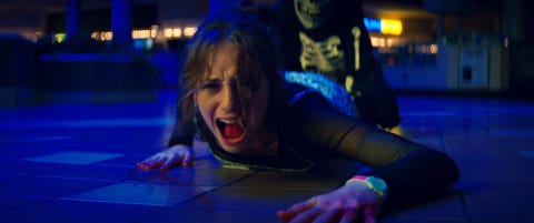 maya hawke is heather in the 1994 Netflix movie The Street of Terror