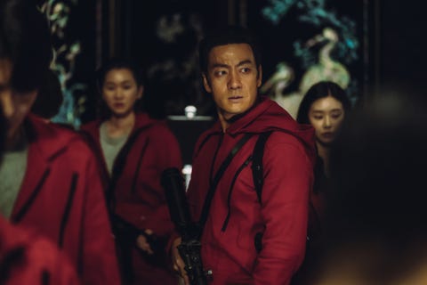 La casa de papel: Corea money heist korea jea park hae soo as berlin in money heist korea jea cr jung jaegunetflix © 2022
