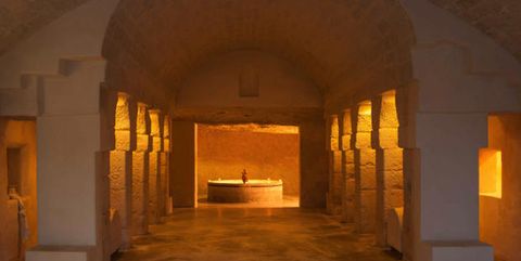Brown, Wall, Amber, Ceiling, Arch, Beige, Arcade, History, Column, Crypt, 