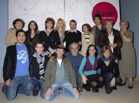 reparto de 'la que se avecina' en la presentación de la serie en 2007