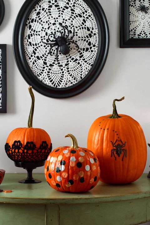 47 Halloween Pumpkin Painting Ideas - No Carve Pumpkin Decorating