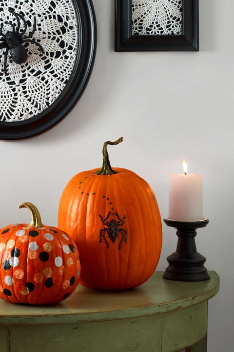 47 Halloween Pumpkin Painting Ideas - No Carve Pumpkin Decorating