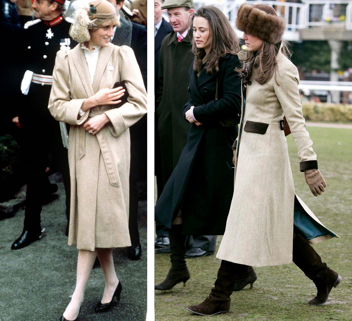 Kate Middleton and Meghan Markle and Lady Di’s autumn looks