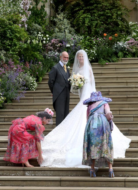 Lady Gabriella Windsor's wedding dress designer on creating a gown for ...