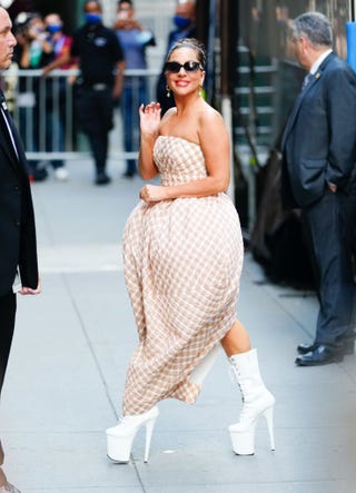Celebrity Sightings In New York City - August 05, 2021 lady gaga