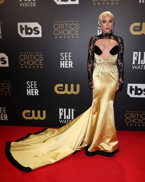 lady gaga at the critics choice awards