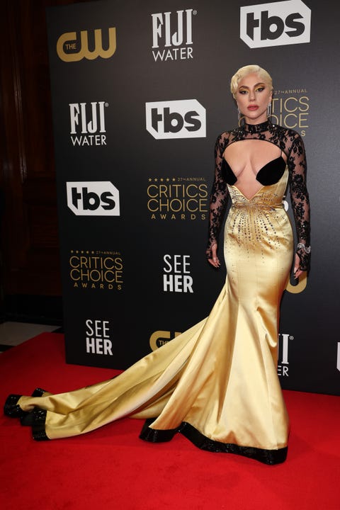 Lady Gaga at the 27th Annual Critics Choice Awards London Event lady gaga at the 27th annual critics choice awards london event