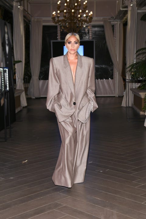 lady gaga completo maschile marc jacobs autunno 2018 foto image