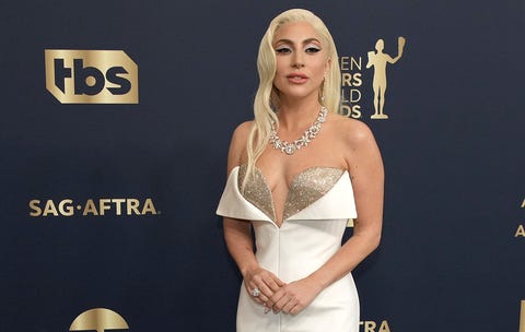 lady gaga en los  screen actors guild awards 2022