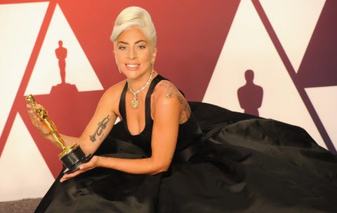 Lady Gaga's Reaction Photos After Winning an Oscar are Perfect