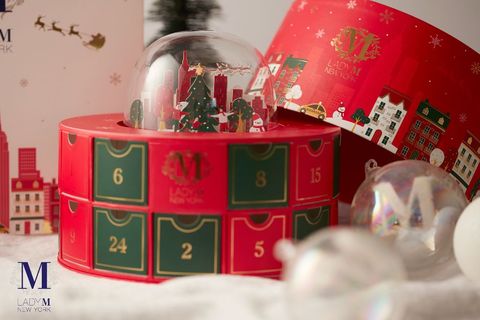 lady m首度推出聖誕倒數禮盒！絕美水晶球＋24格倒數抽屜每天都有浪漫驚喜