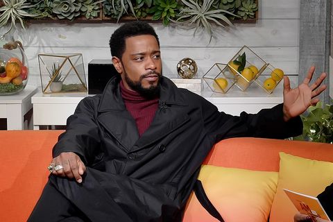 lakeith stanfield visits buzzfeed's "am to dm"  february 12, 2020