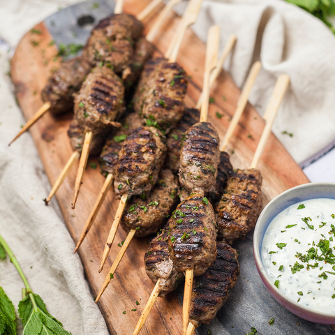 BBQ lamb kebabs - Lamb kebab recipe