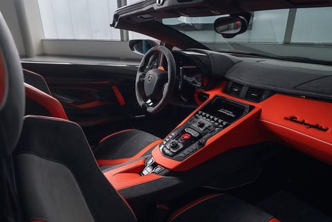 Lamborghini Aventador SVJ 63 Roadster Lamborghini Aventador SVJ 63 Roadster interior