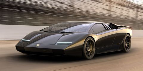 Así sería el clásico Lamborghini Countach en el siglo XXI