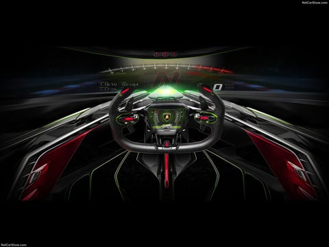 Lamborghini V12 Vision Concept Gran Turismo: Ciencia ficción