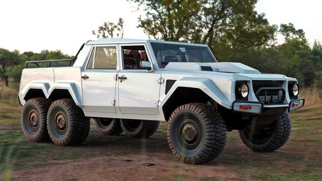 Lamborghini LM002 6x6: Imaginando el SUV-tanque definitivo