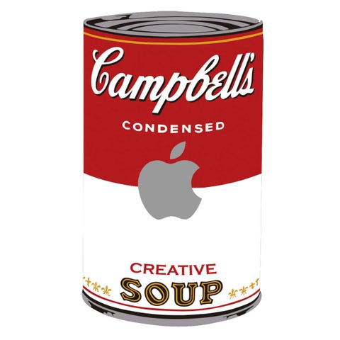 Lámina decorativa: lata Campbel de Andy Warhol lámina decorativa lata campbel de andy warhol
