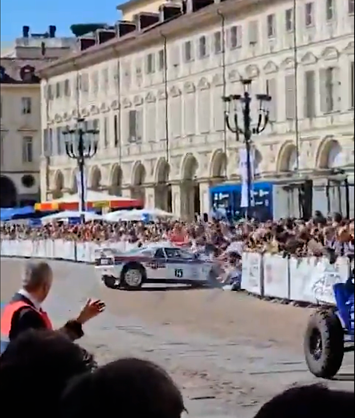 Lancia Rally 037 Crashes Into Crowd at Italian Auto Show