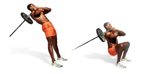 landmine hack squat