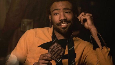 Donald Glover as Lando donald glover as lando