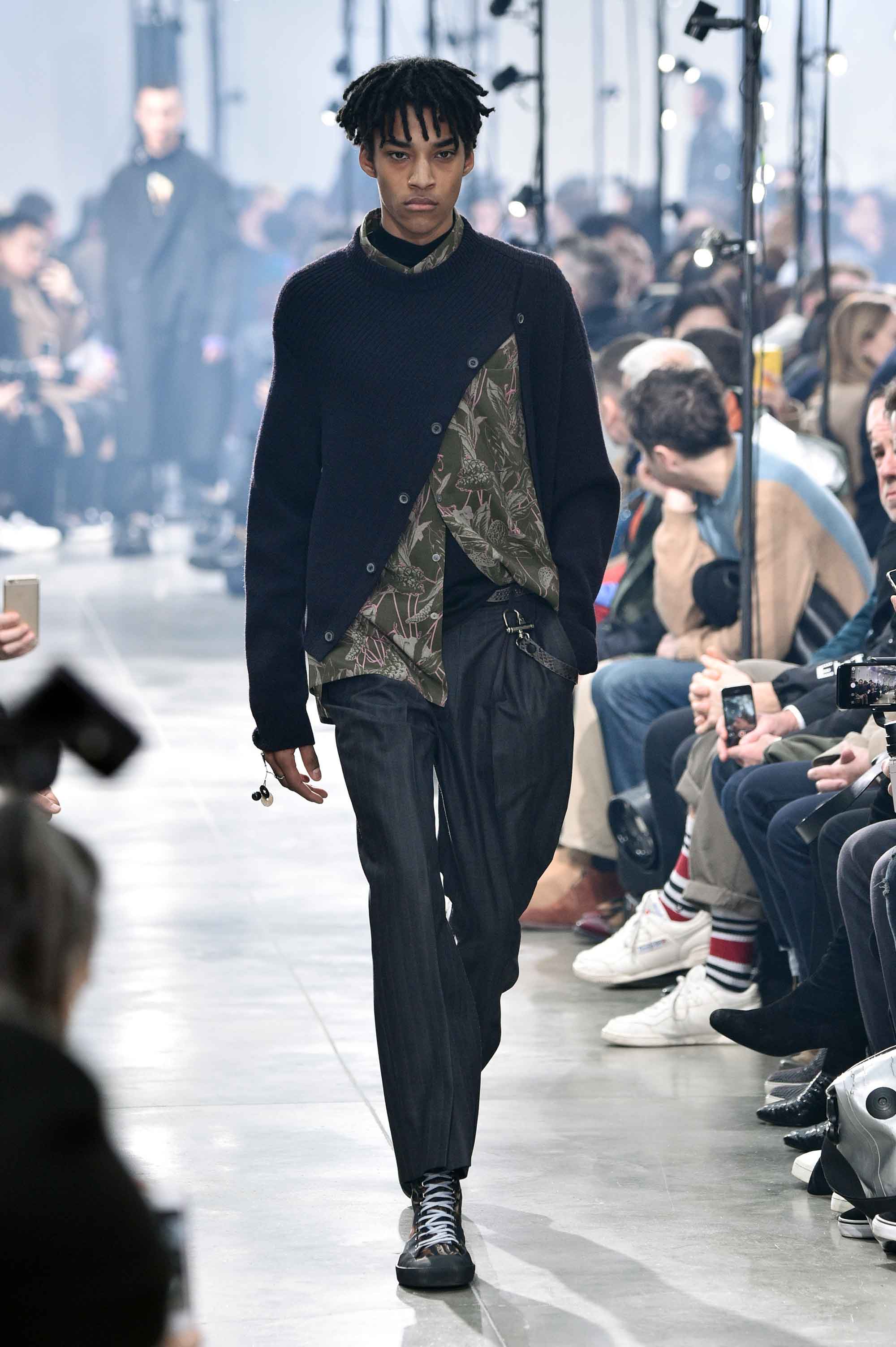 high fashion male models runway