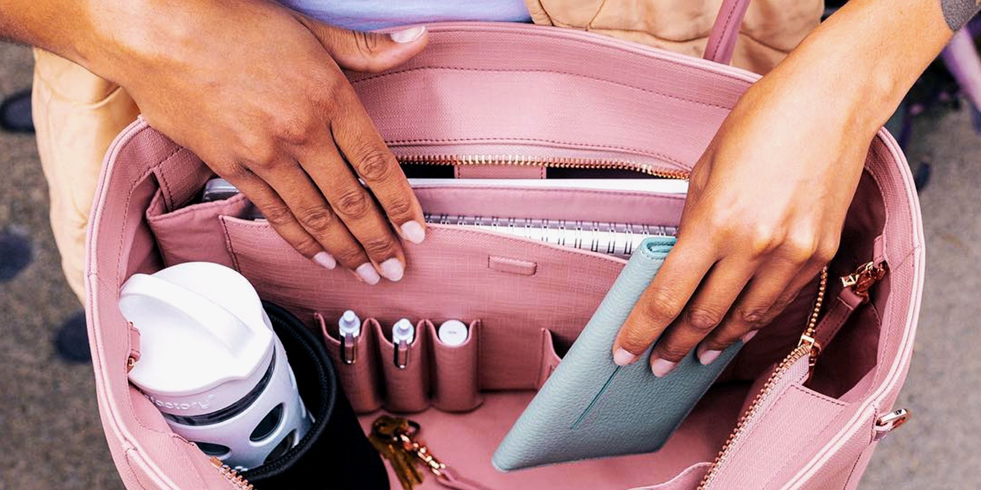 designer bag with laptop compartment