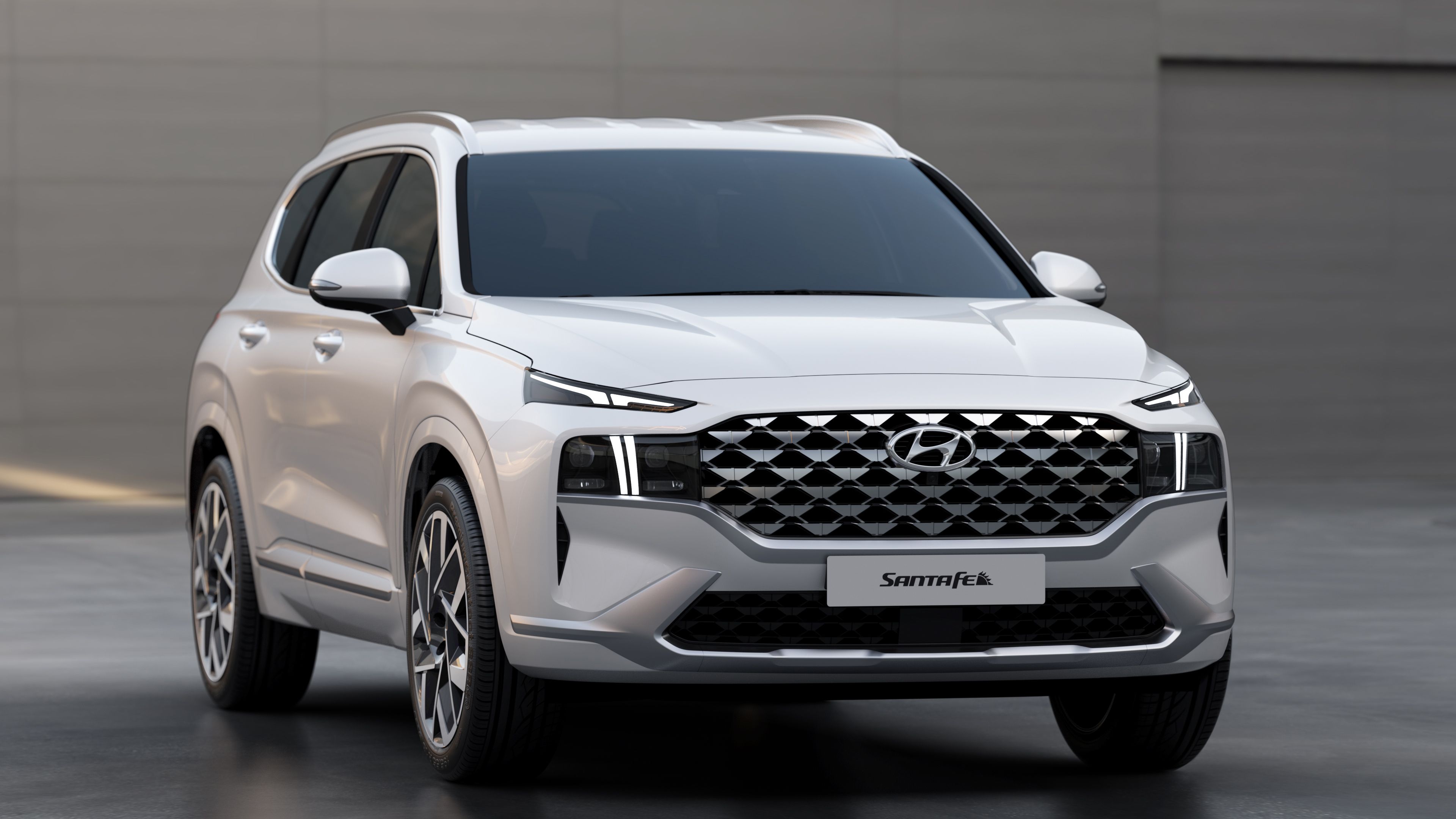 21 Hyundai Santa Fe Shows New Face Nicer Interior