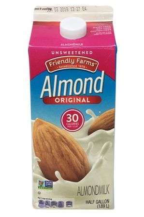 Image result for friendly farms original almond milk